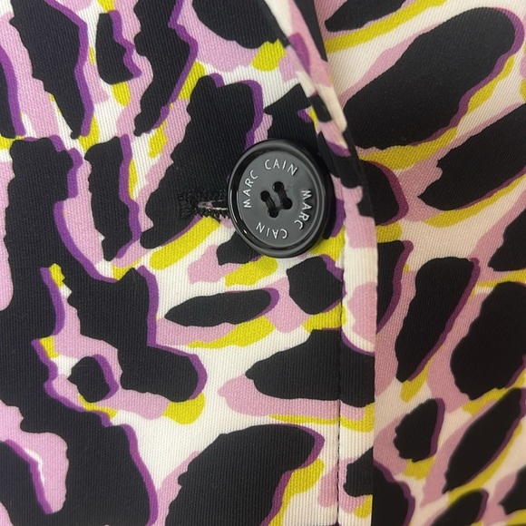 Marc Cain Leopard Print Blazer Size 2 - Picture 5 of 10